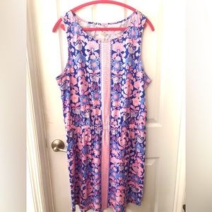 Lilly Pulitzer Size XL Windward Dress- Iris Blue